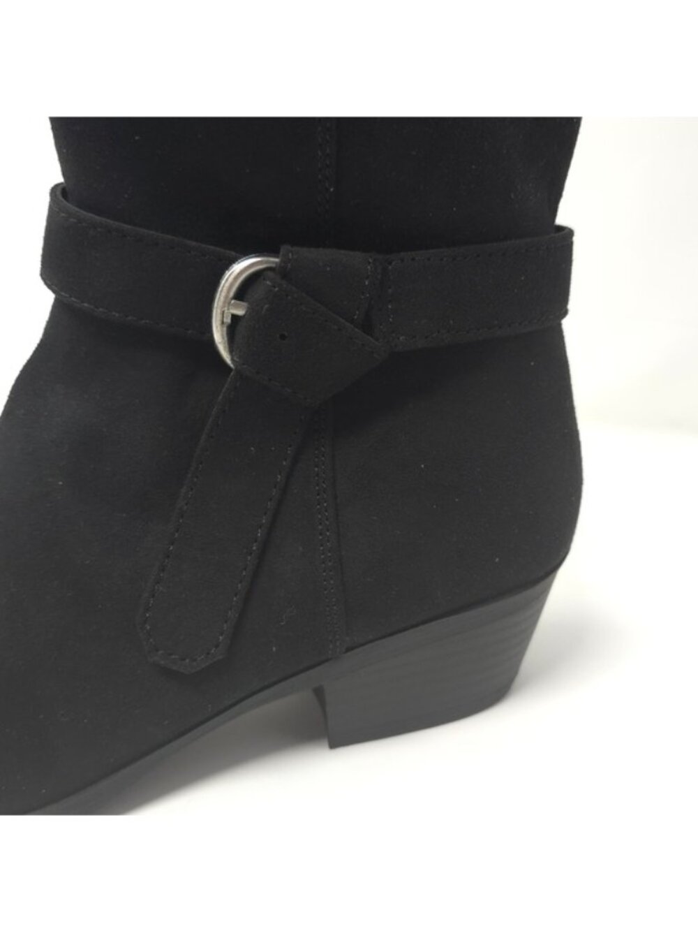 Style & Co Boots Omahaf Black Faux Suede Knee High Size 6M - Picture 8 of 13